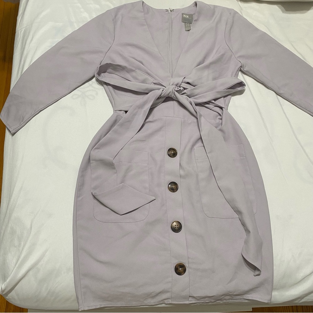 ASOS V Neck Body Con Work Dress